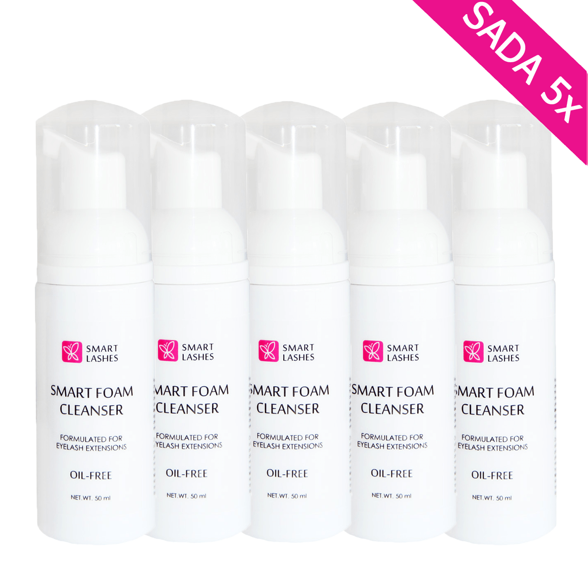 Smart Foam Cleanser - 50 ml - foam - 5 stuks | Smart Lashes