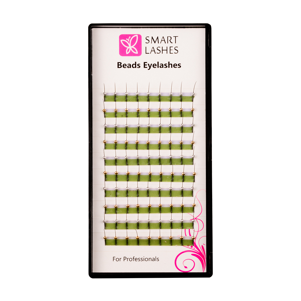 Kralen Wimpers GOUD - ZILVER - C - 0,20 mm x 13 mm | Smart Lashes