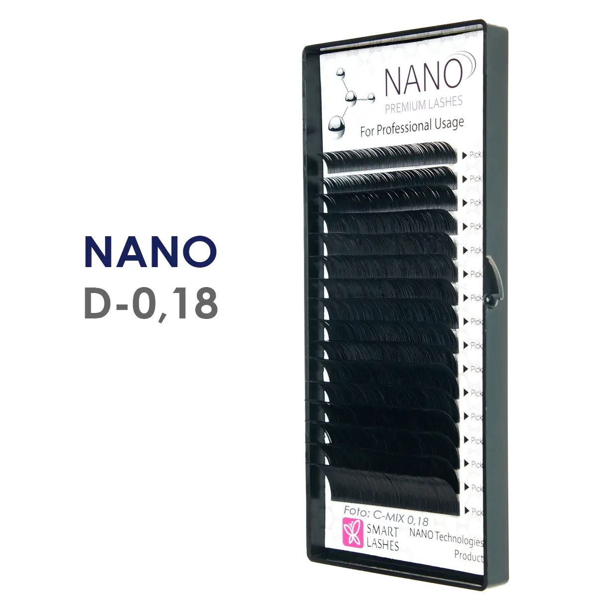 NANO - D - 0,18 mm | Slimme wimpers