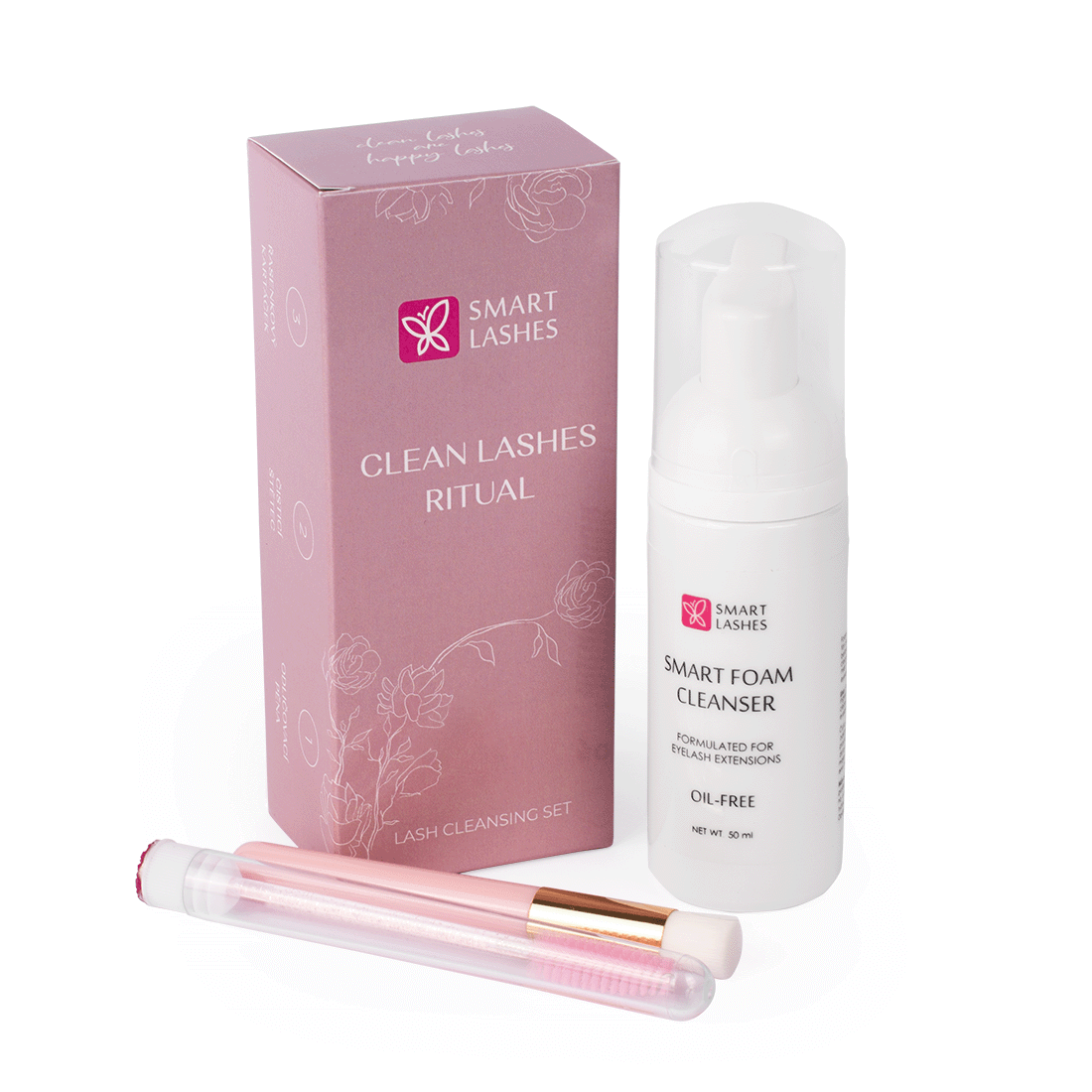 Clean Lashes Ritual - set voor wimpers | Smart Lashes