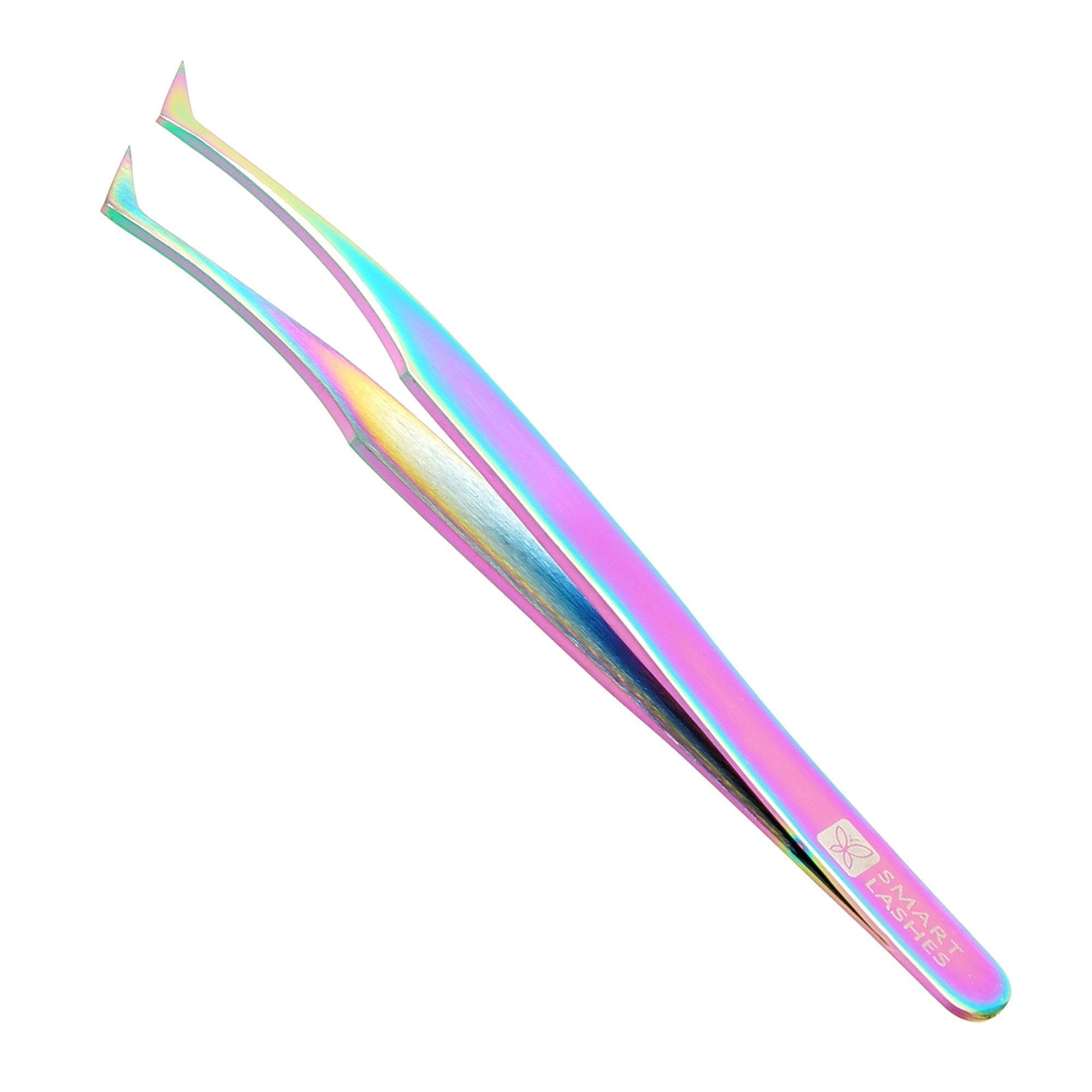 Pincet type D - 12 cm - regenboog | Smart Lashes
