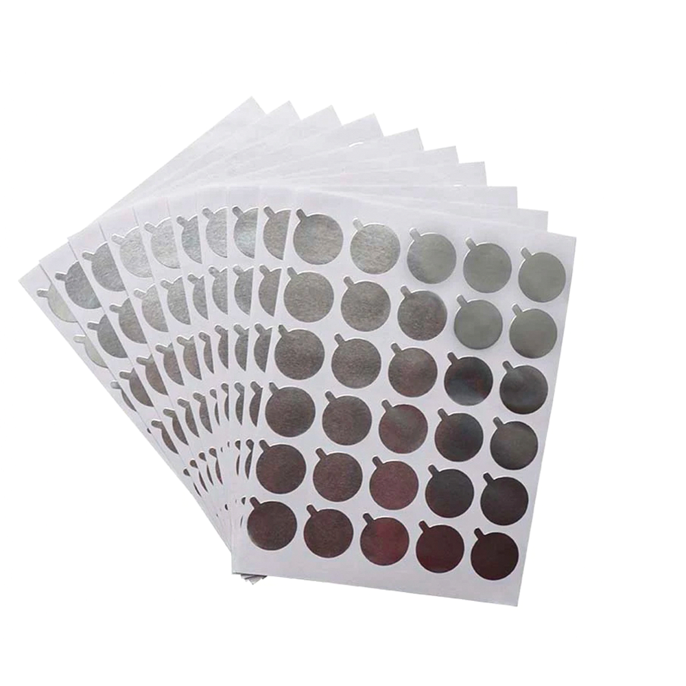 Aluminium pads voor lijm - 300 stuks