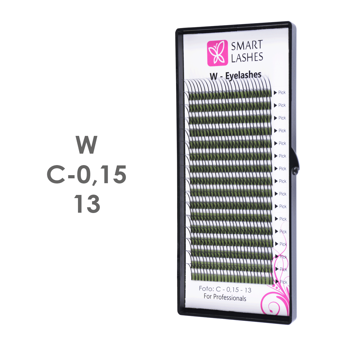 Wimpers - C - 0,15 mm x 13 mm - 16 lijnen | Smart Lashes